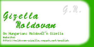 gizella moldovan business card